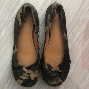 Gianni animist canvas camo flats 7.5